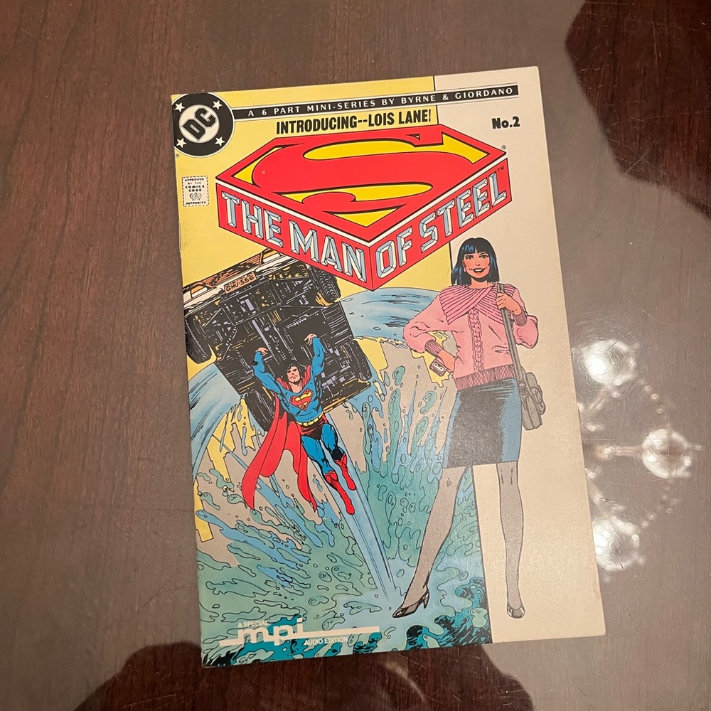 The Man of Steel #2 DC Comics Mini Series 1986 Introducing Lois Lane!